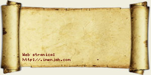 Velislava Adamović vizit kartica